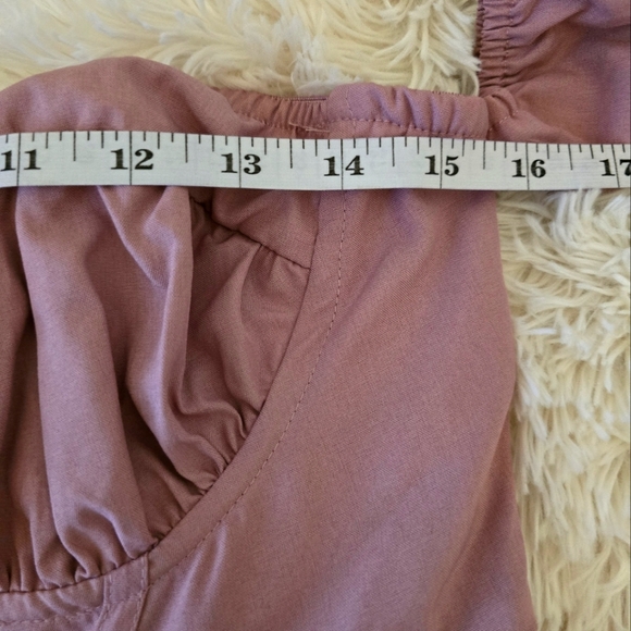 Pink Corset Detail Bardot Wide Leg Maternity Jumpsuit size 8 - Picture 12 of 16